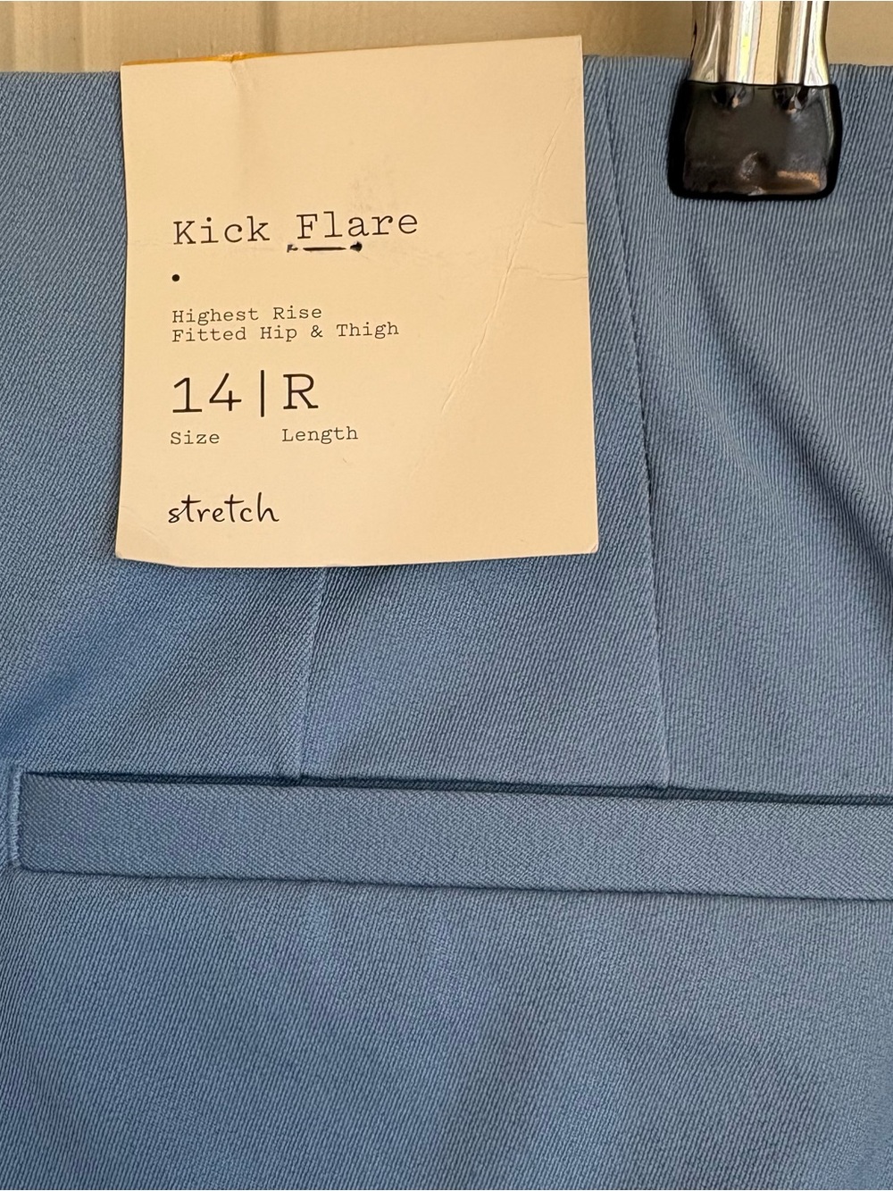 NWT Kick Flare Ankle Stretch Pants Quiet Luxury Coastal Grandmother Minimalist - Picture 4 of 6